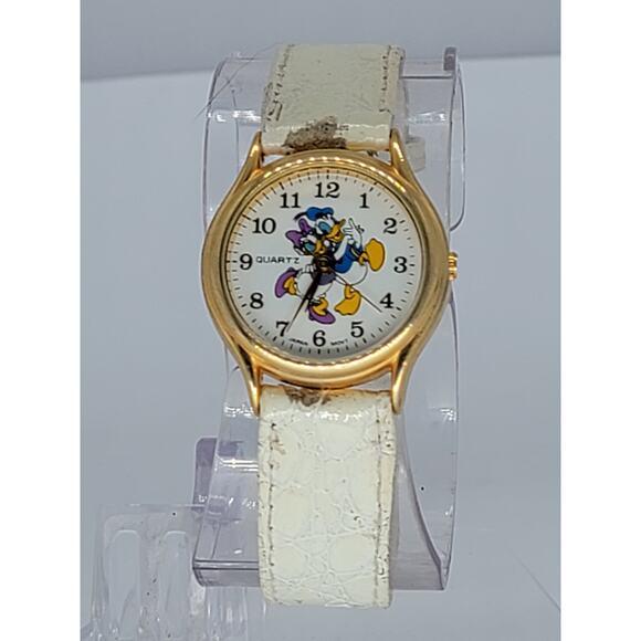 Vintage Disney Donald Duck Gold Watch - Unique Collectible Timepiece - Picture 3 of 8
